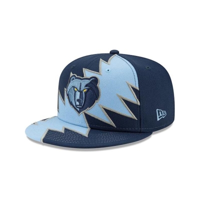 Blue Memphis Grizzlies Hat - New Era NBA Flash 9FIFTY Snapback Caps USA8329057